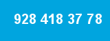 928 418 37 78